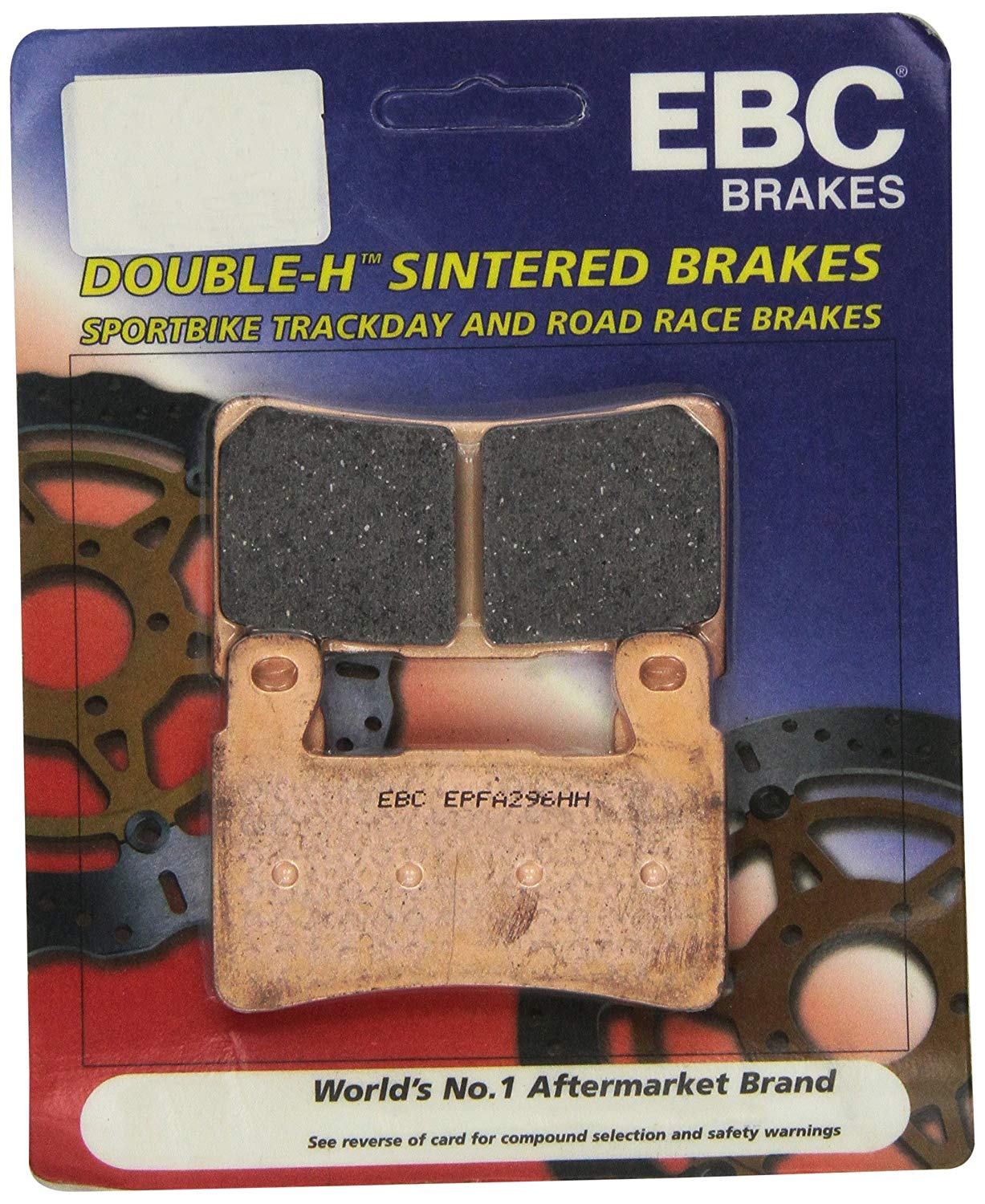 EBC Brakes EPFA Sintered Fast Street and Trackday Pads Front - EPFA296HH EBC Brakes EPFA Sintered Fast Street and Trackday Pads Front - EPFA296HH
